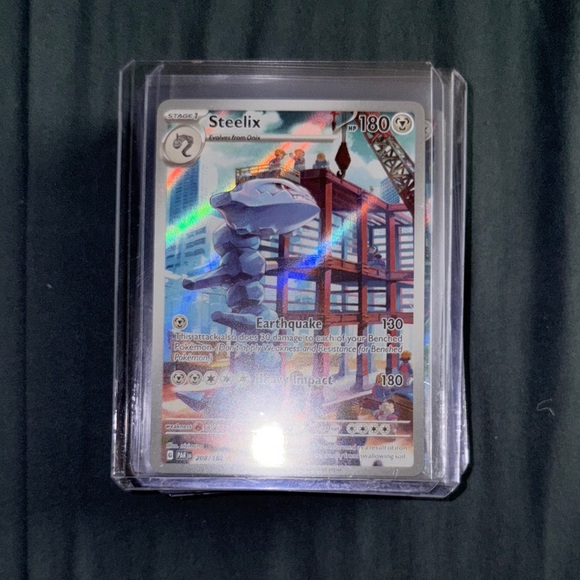 Pokemon Steelix Card with Multicolor Design - Picture 2 of 4